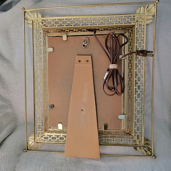 Lighted Jesus Cross Angels Heaven 3D Lenticular Hologram Metal Picture Frame - Picture 9 of 9